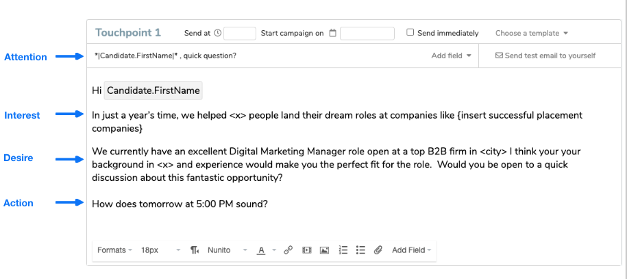 Recruiting Email Examples