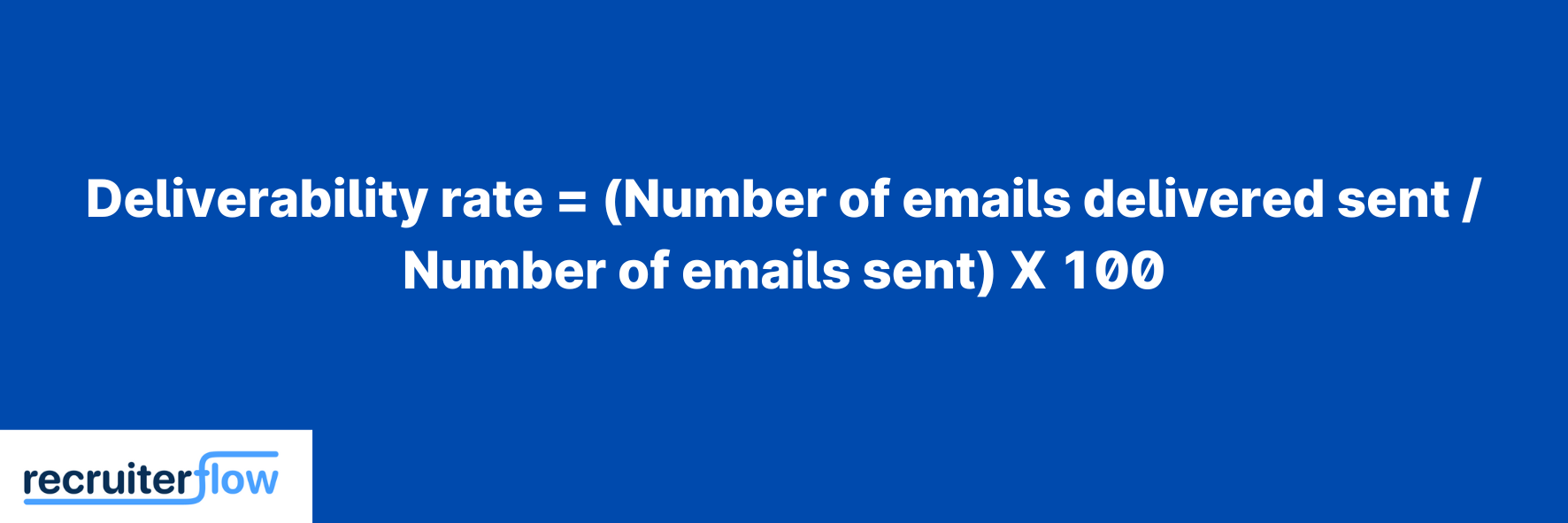 how to calculate deliverability rate