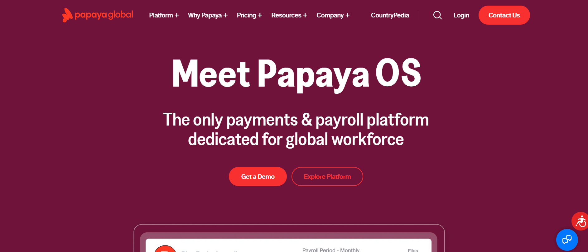 Papaya global payroll software