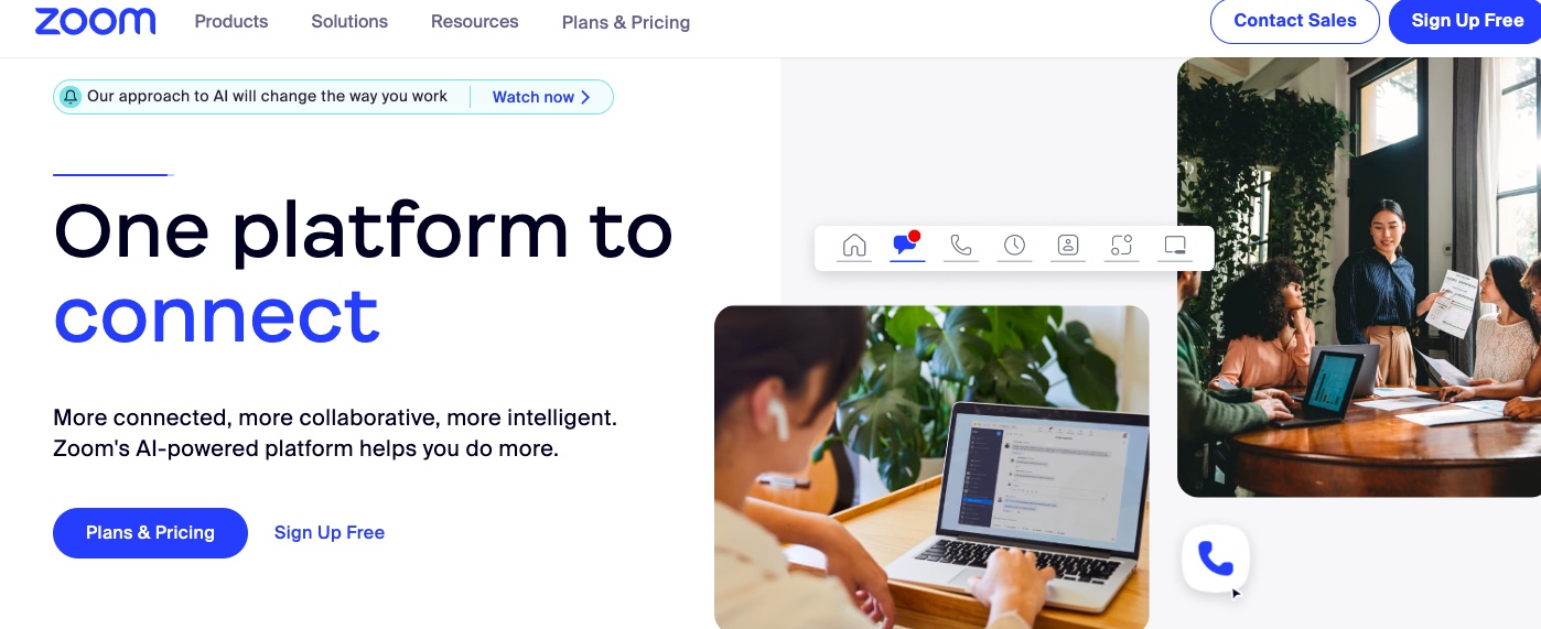 Zoom: One platform to connect