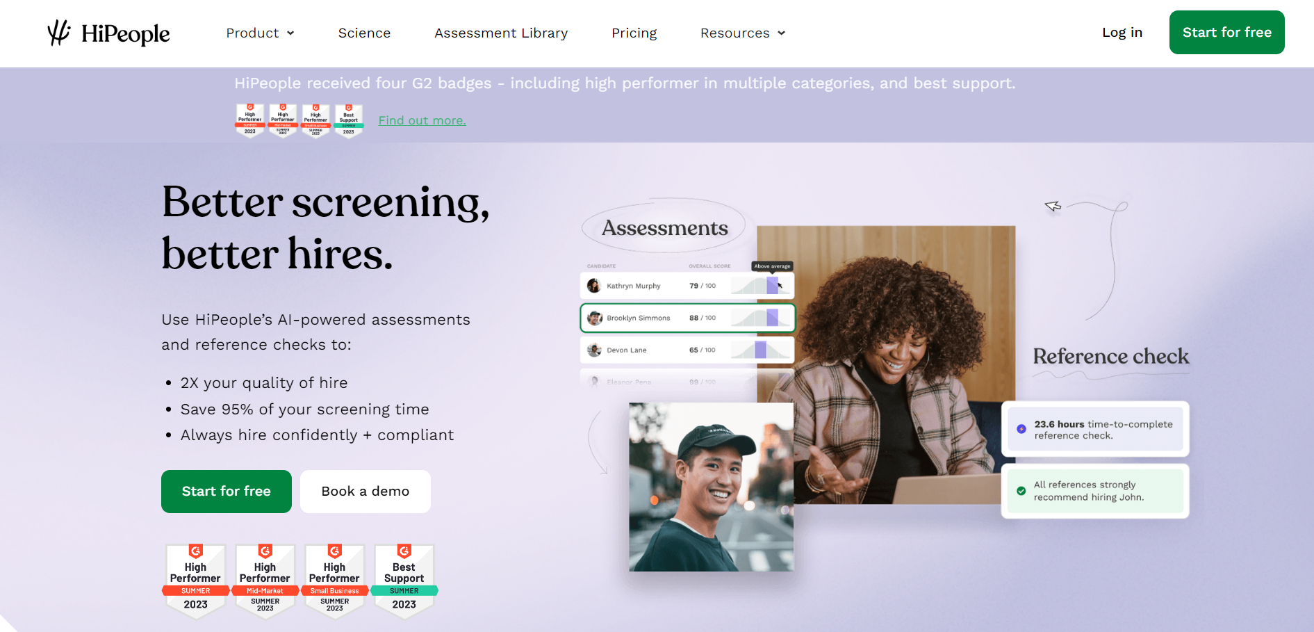 tools for candidate assessment