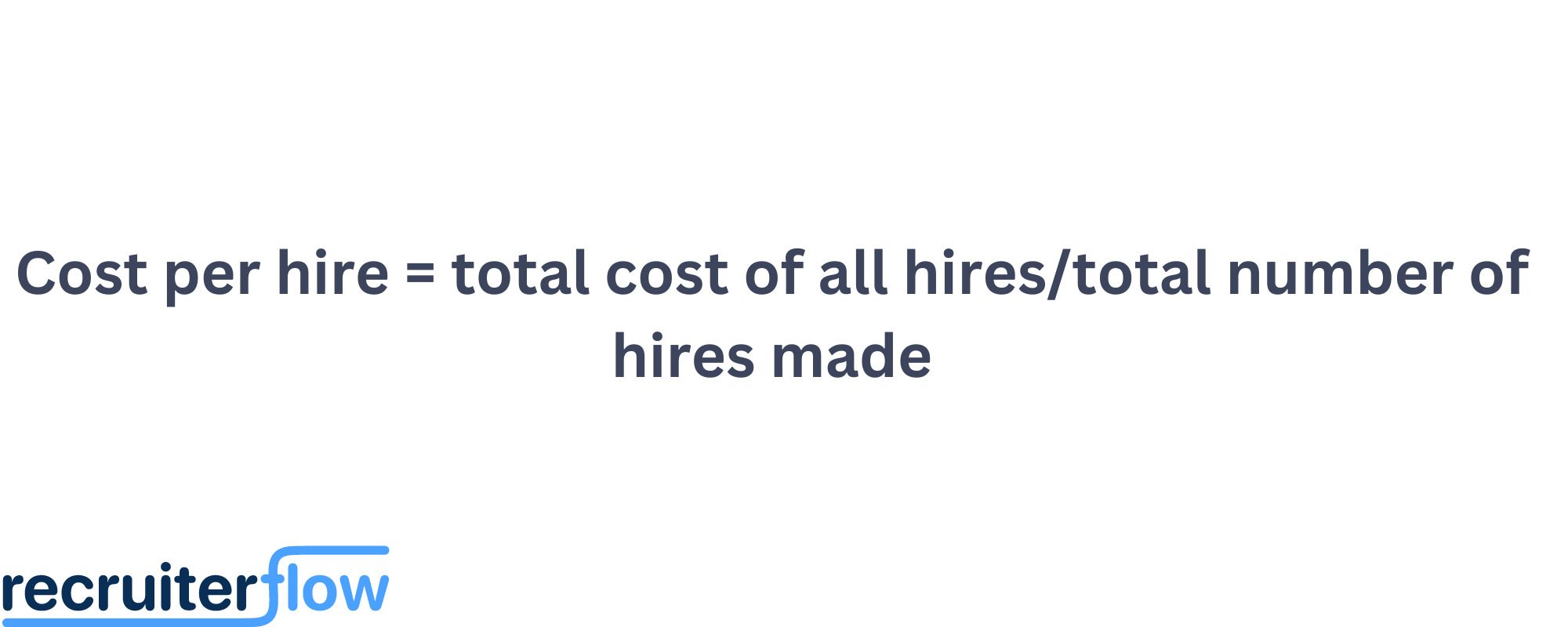 How to calculate cost per hire