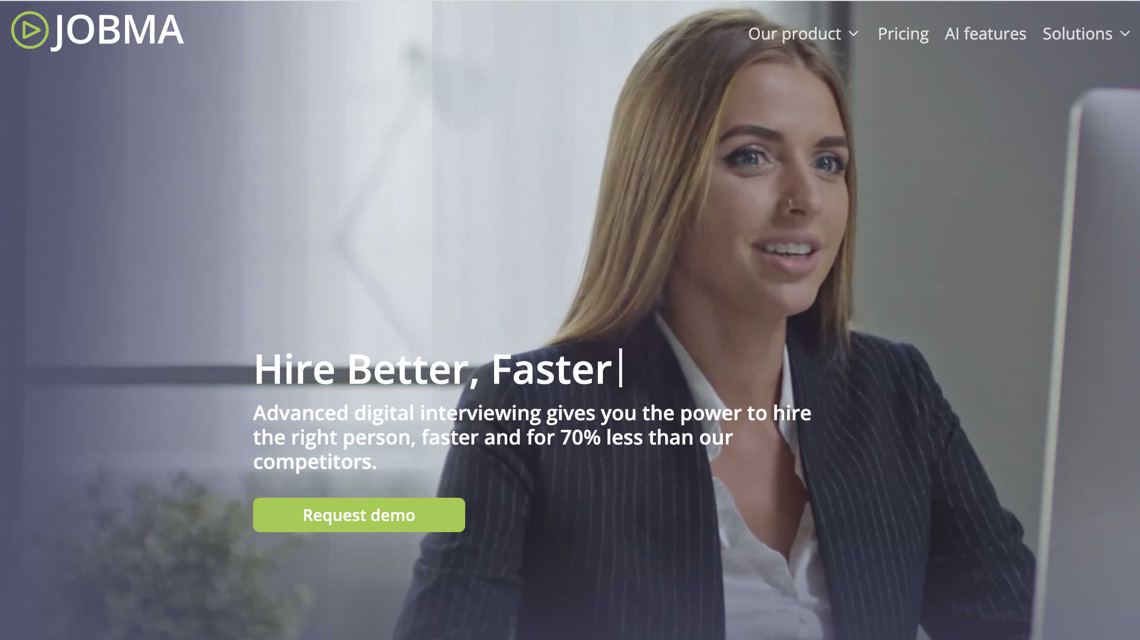 AI-powered video interview platform