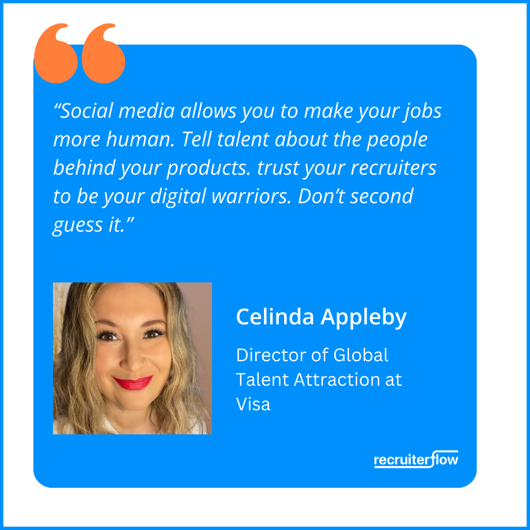 Recruitment quotes Celinda