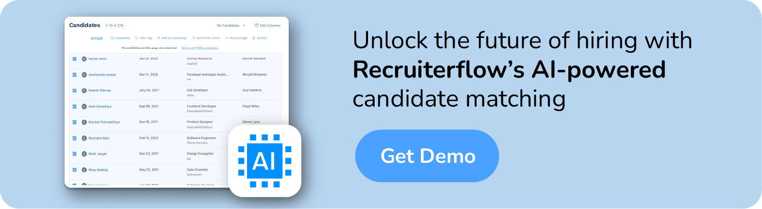 Candidate matching