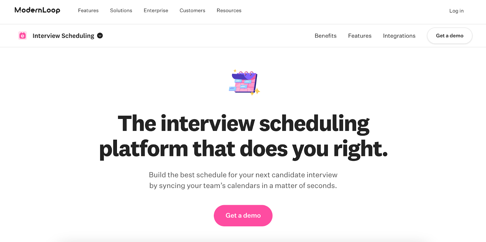 Modern loop - automated interview scheduling software