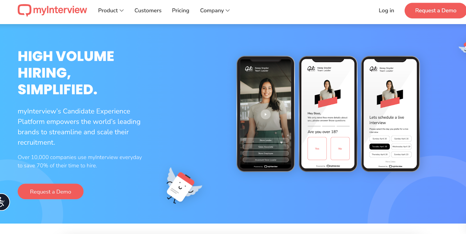 myinterview - online interview scheduling software