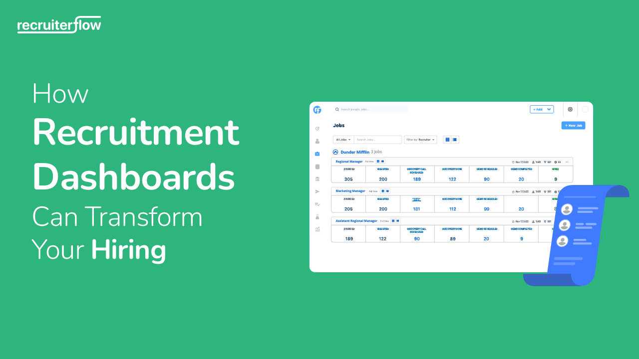 Recruitment dashboards