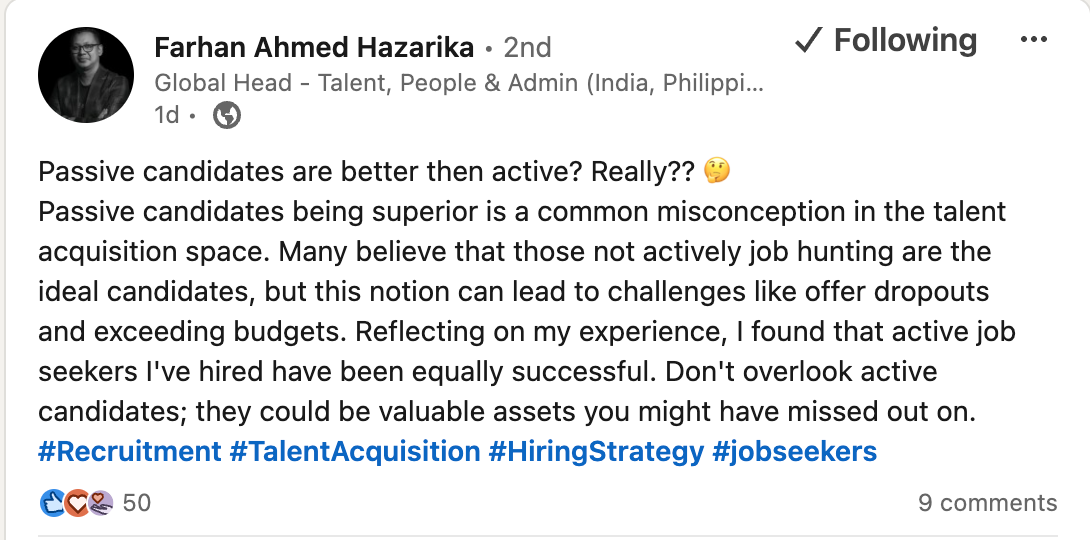 talent sourcing vs recruiting