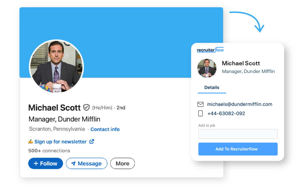 Recruiterflow chrome extension for sourcing