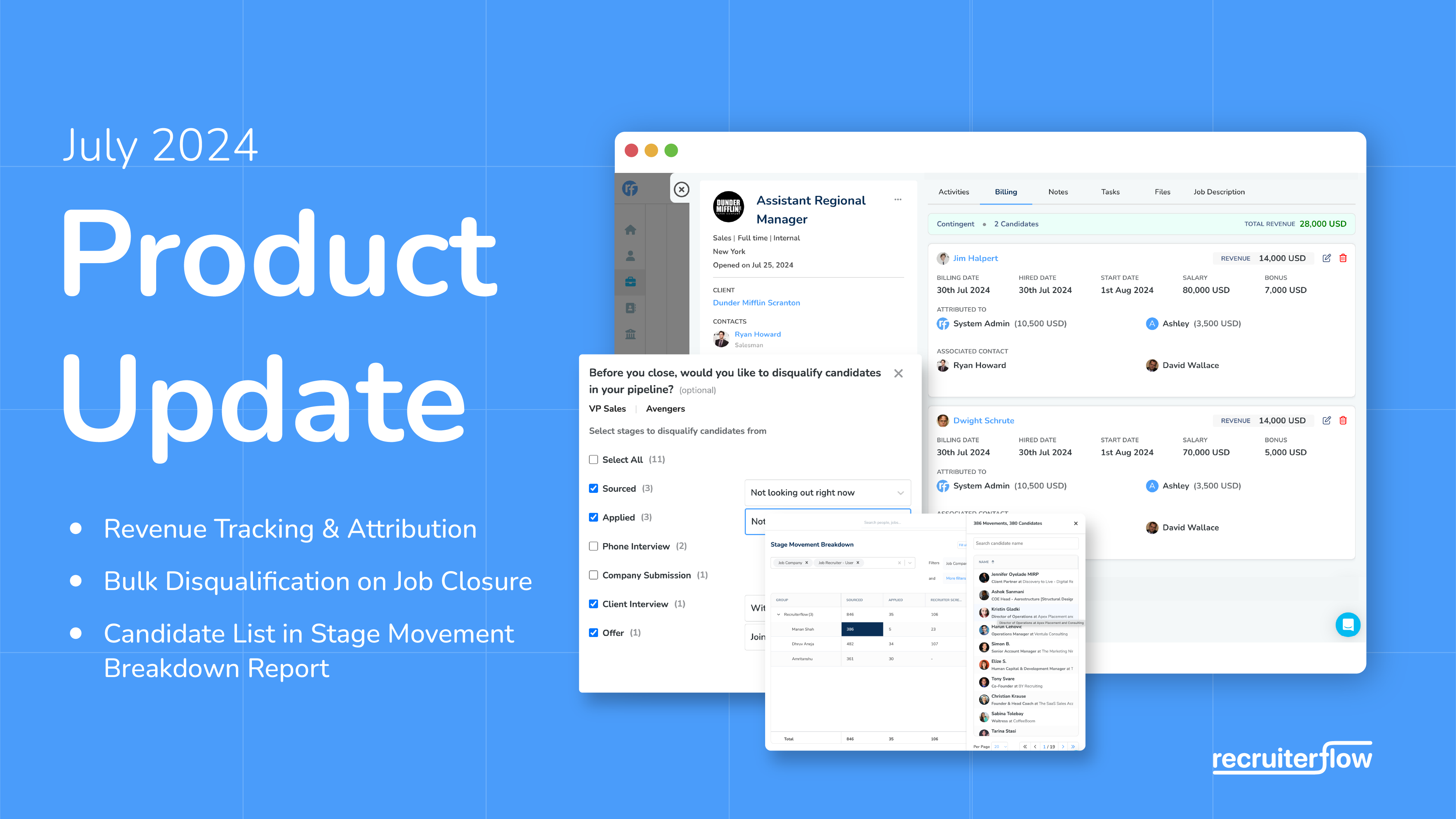 July 2024 product update Recruiterflow