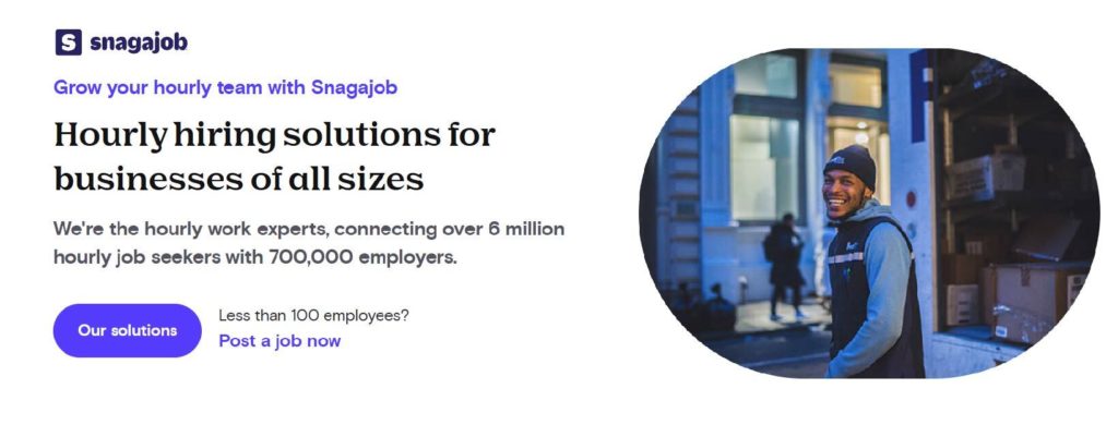 Snagajob -Best job posting site for hourly jobs in the US