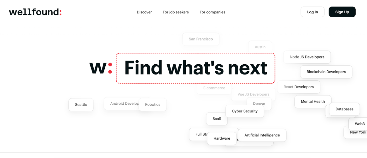 Wellfound- Best job posting site for Startups