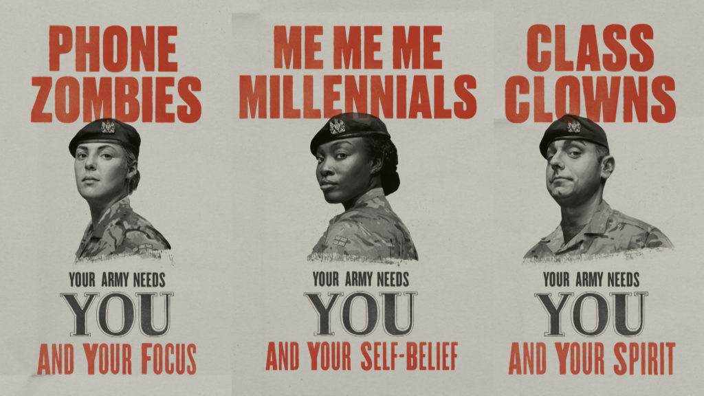 Your army needs you recruitment campaign example
