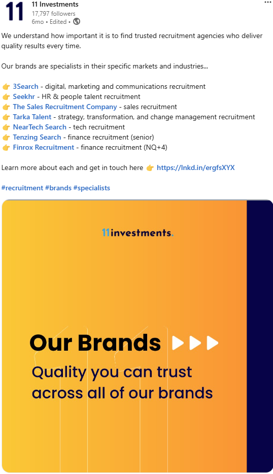 Recruitment Campaign email example
