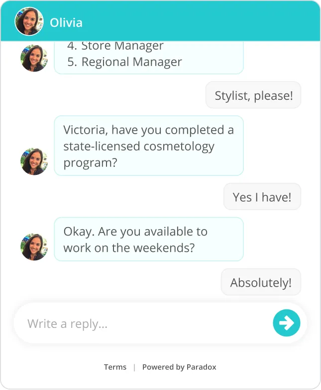 ai recruiting chatbots