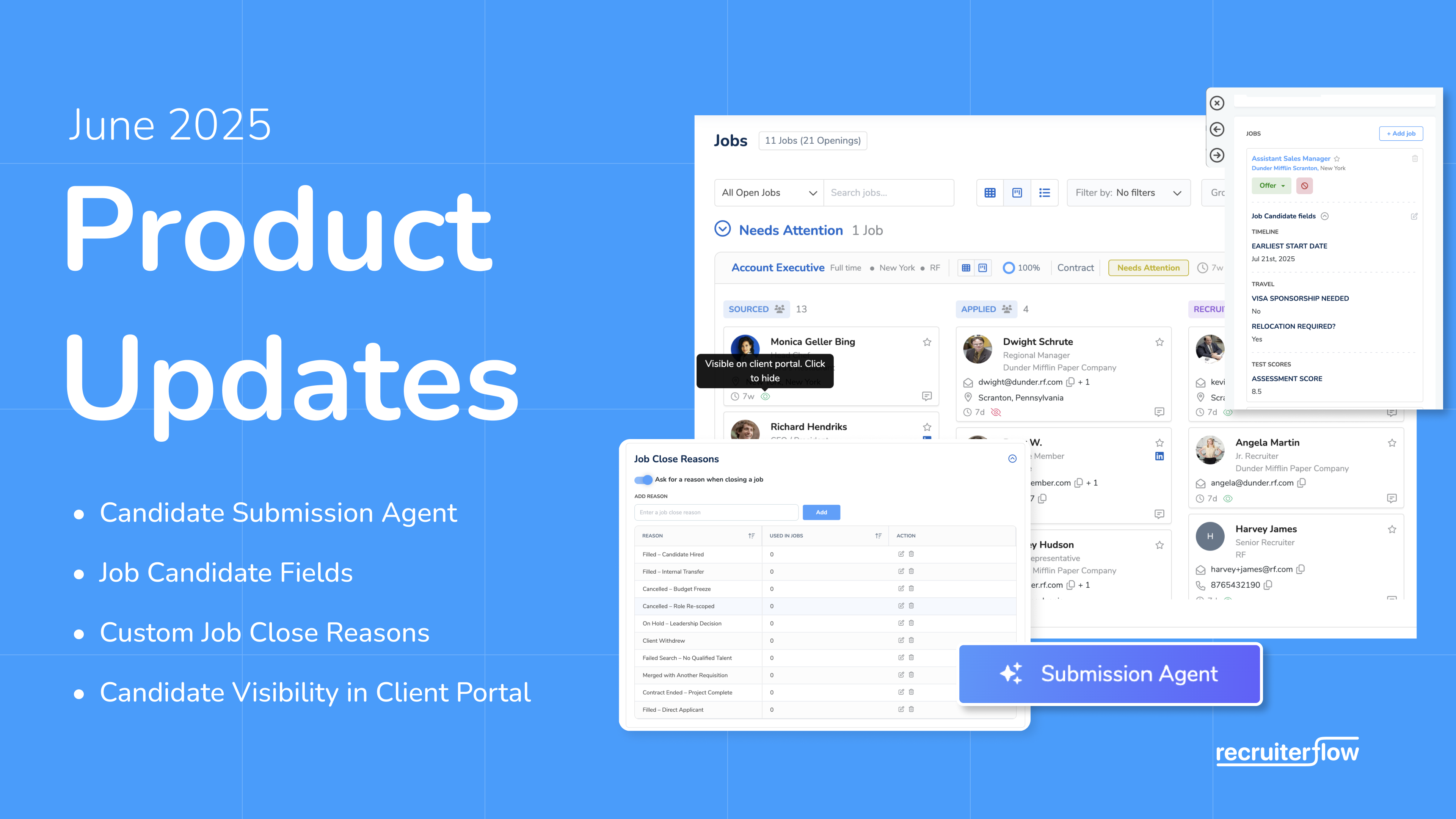Recruiterflow June 2025 Product Updates