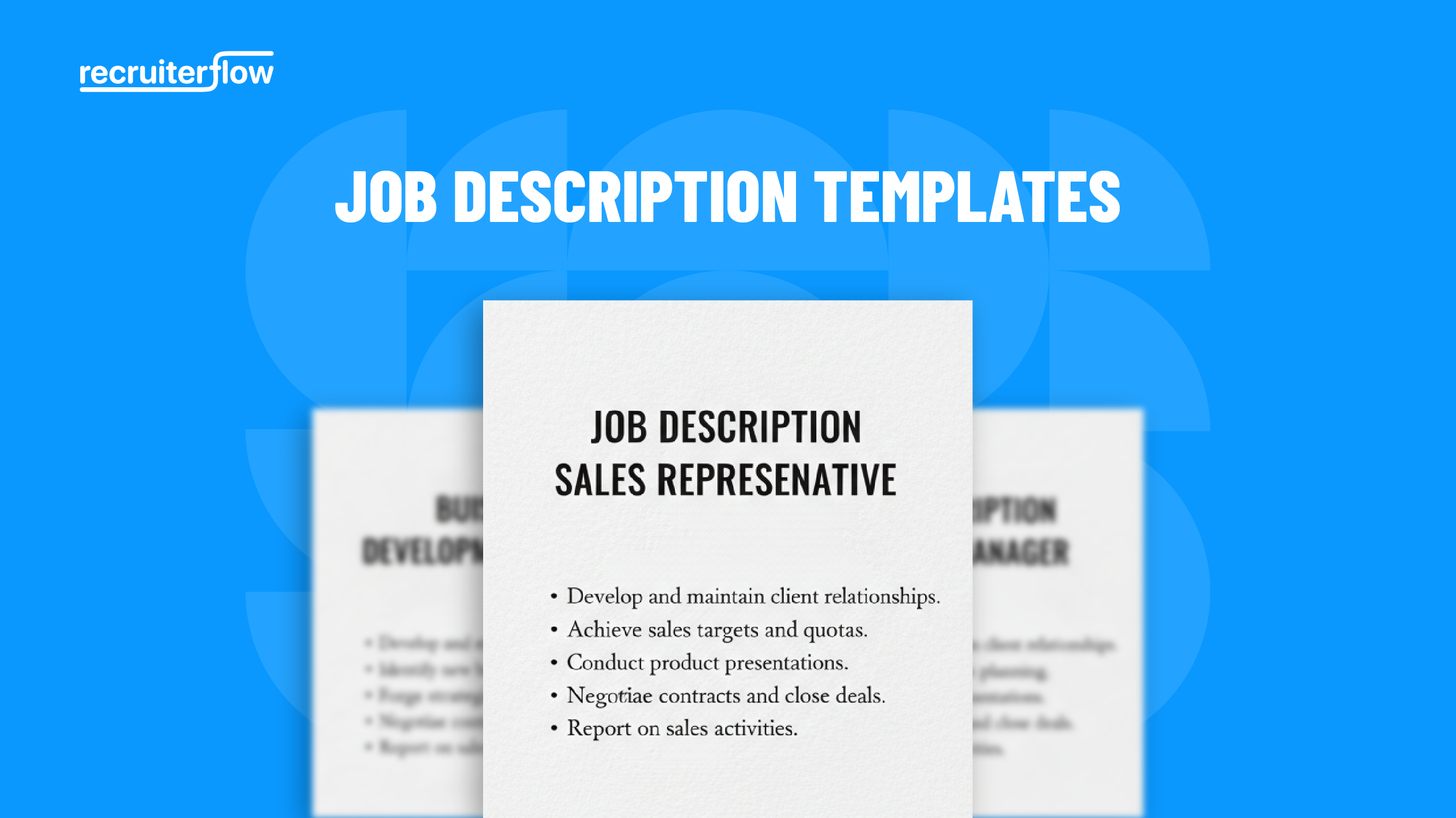 Job Description Templates