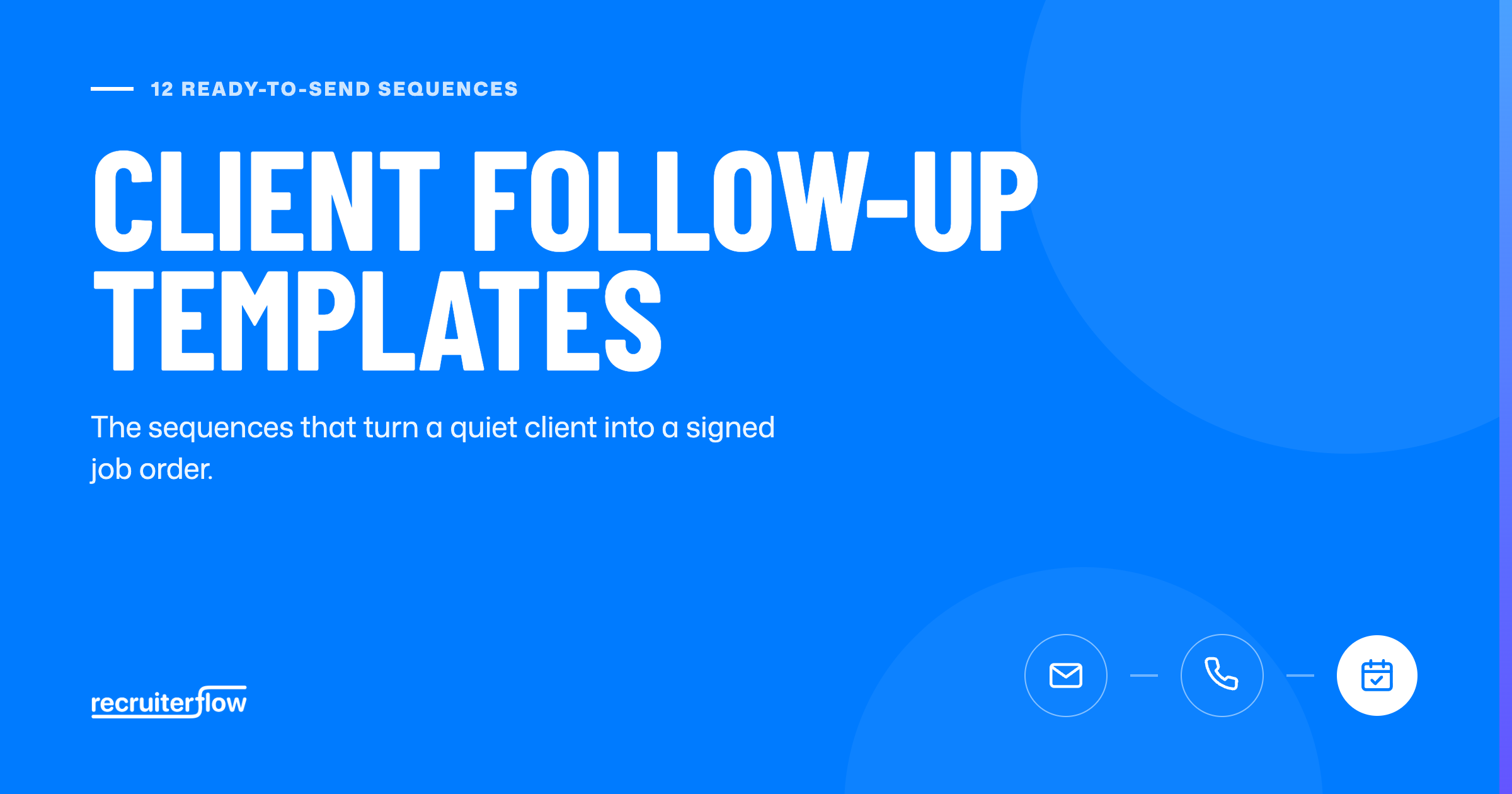 Client follow up templates