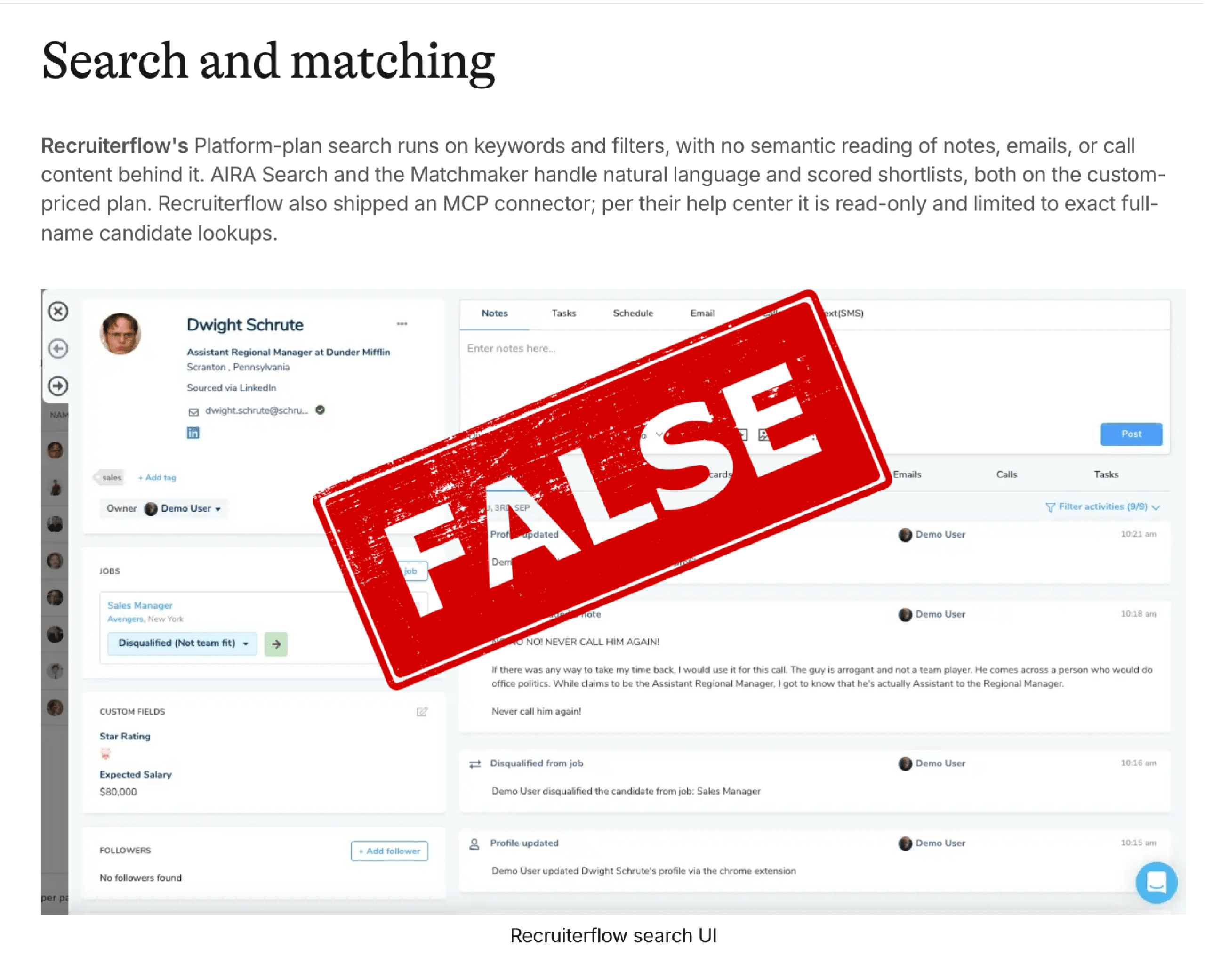 CLAIM 03: SEQUENCES ON RECRUITERFLOW
