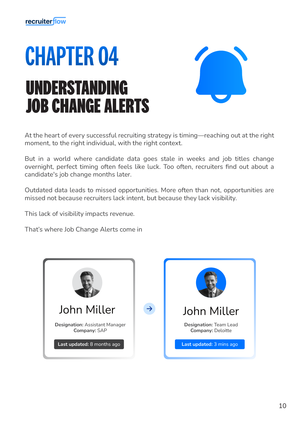 Job change alerts