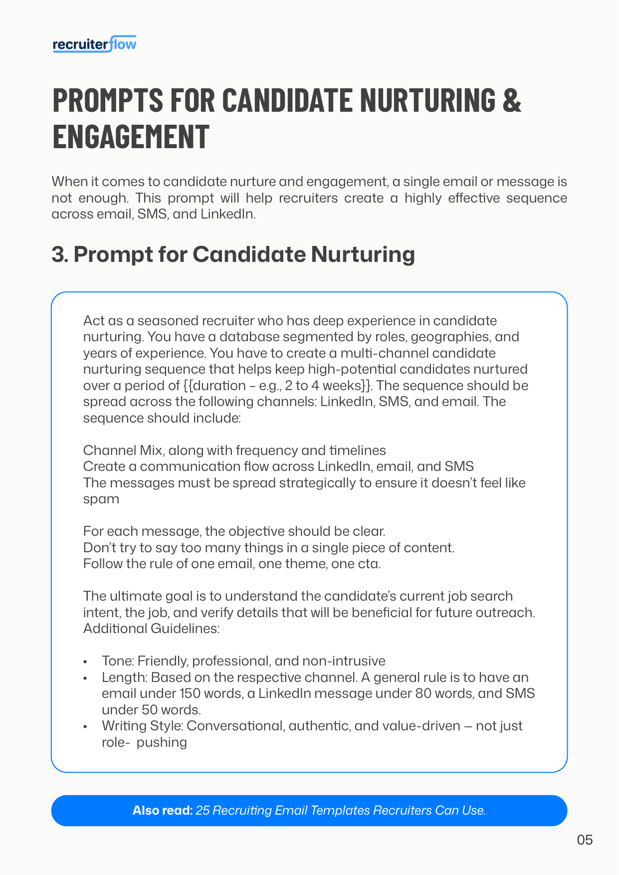 Best ChatGpt Prompts for Recruiters