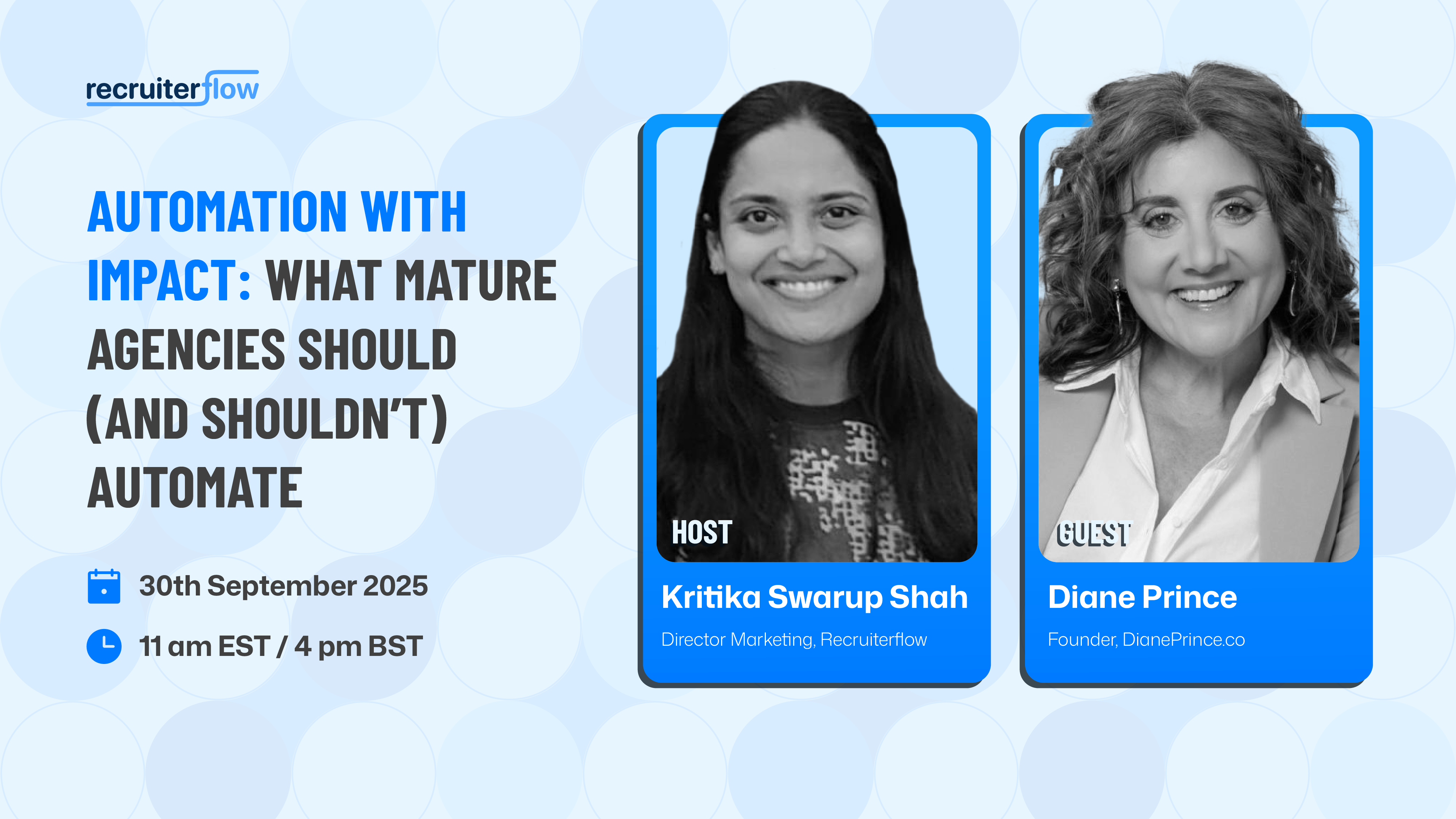 Webinar with Diane Prince
